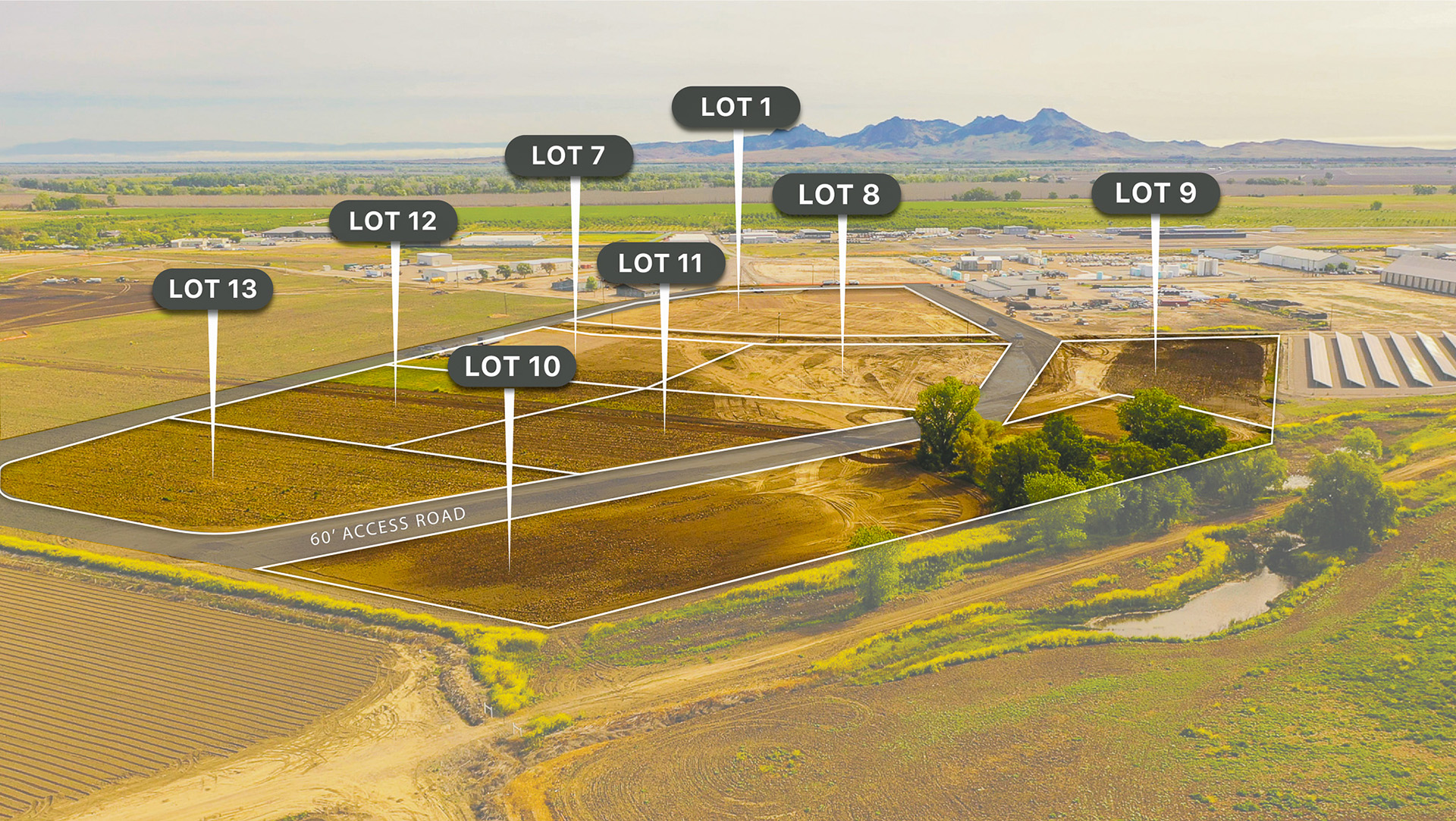 Multiple M2 industrial lots for sale in Colusa, Ca